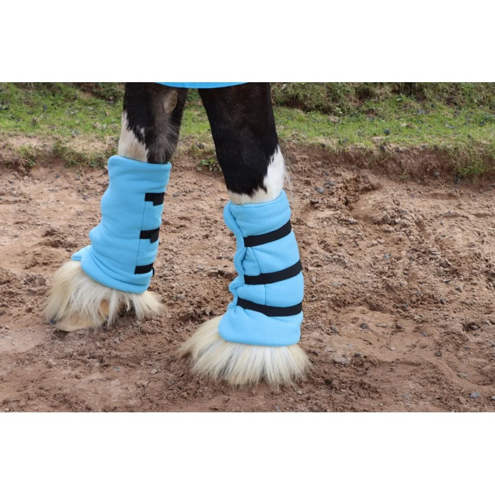 Heavy Horse Fleece Leg Wraps - Set of 4 - Image 3