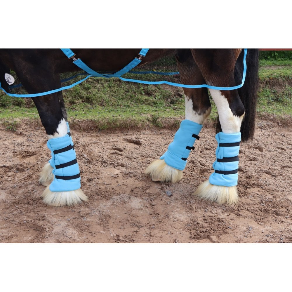 Heavy Horse Fleece Leg Wraps - Set of 4 - Image 4