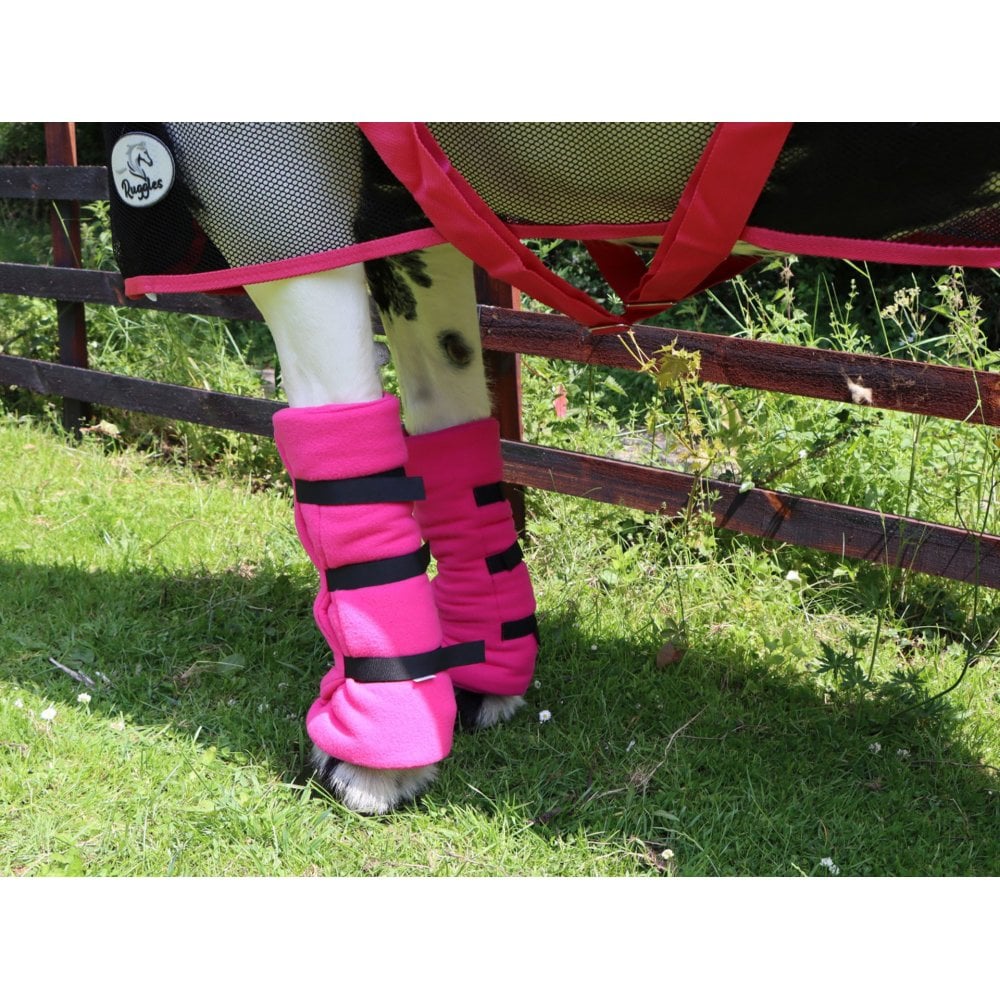 Heavy Horse Fleece Leg Wraps - Set of 4 - Image 8