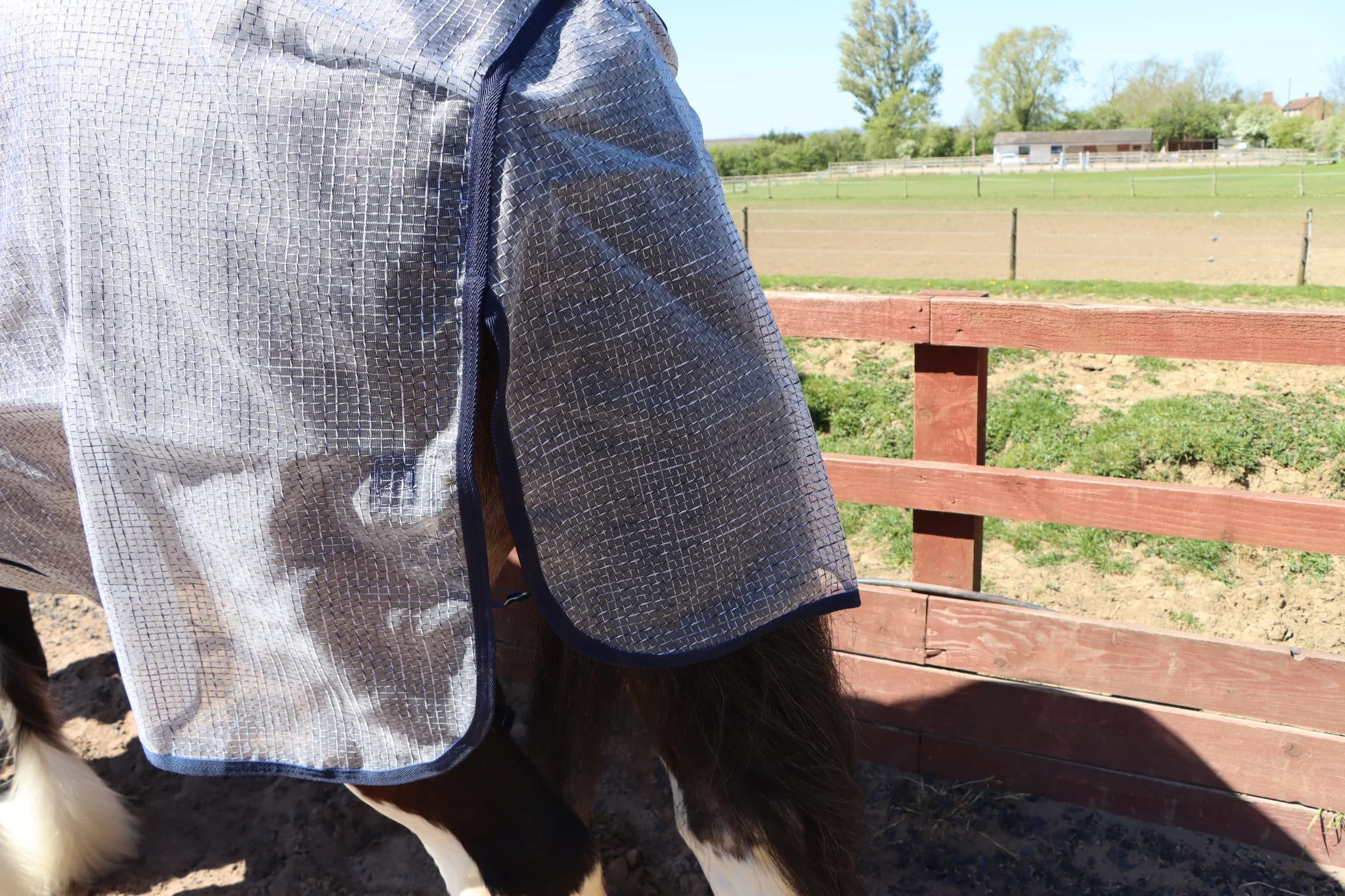 Heavy Horse Ultra Light Combo Fly Rug With Ear Holes -V2 - Image 6