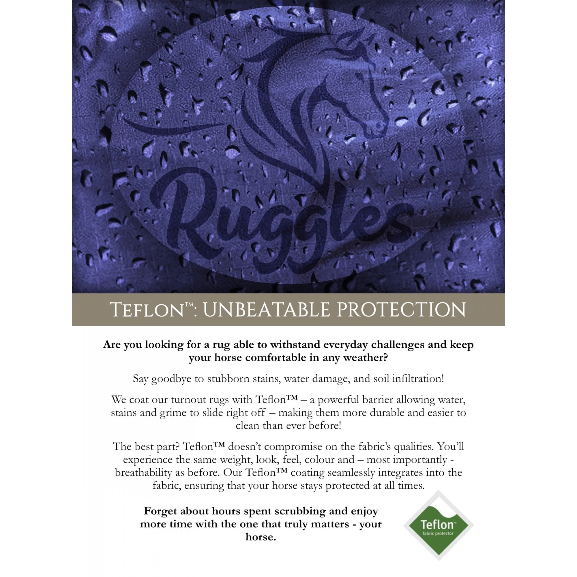 Heavyweight V2 1200D Neck Cover Only (Matching Rug Available Separately) - Image 5