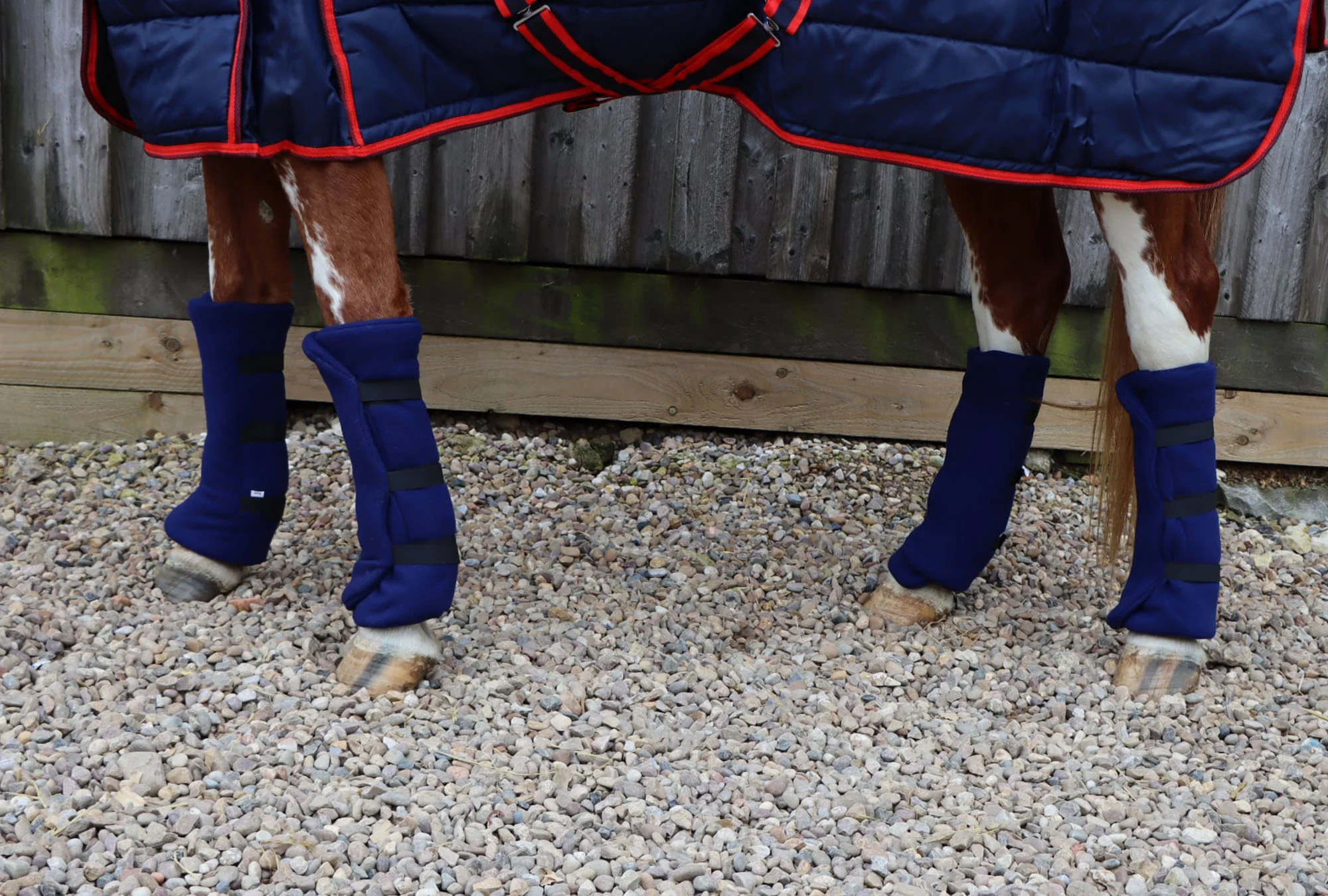 Horse/Pony Fleece Leg Wraps - Set of 4 - Image 4