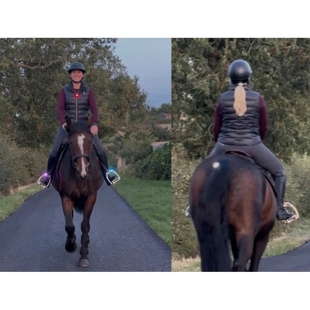 LED Spot Lights (pack of 4) For Hat, Stirrups, Tail, Back Packs, Items of Tack And Dog Collar