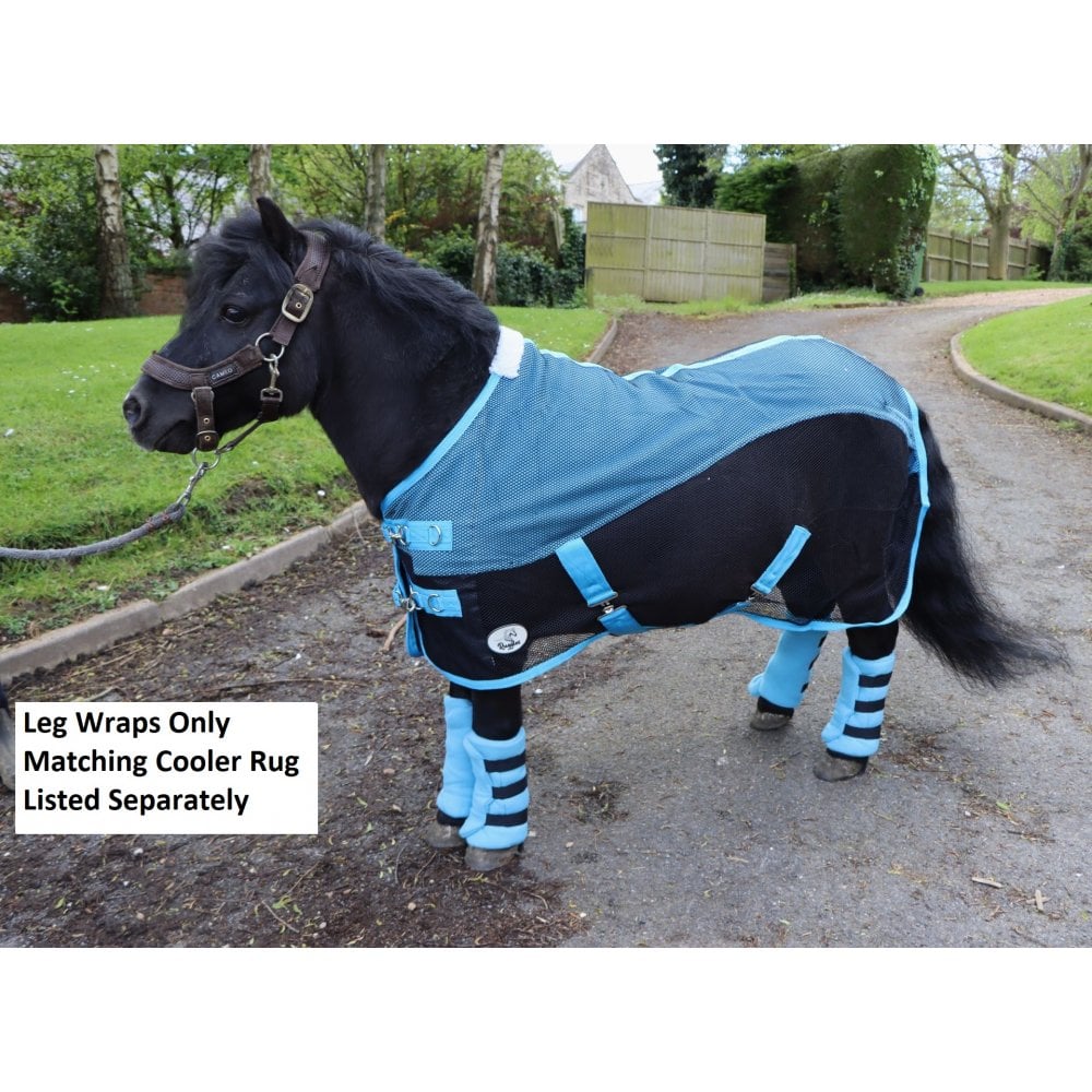 Shetland-Miniature-Donkey Fleece Leg Wraps - Set of 4 - Image 6