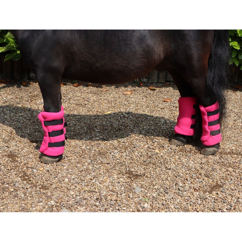 Shetland-Miniature-Donkey Fleece Leg Wraps - Set of 4 - Image 7
