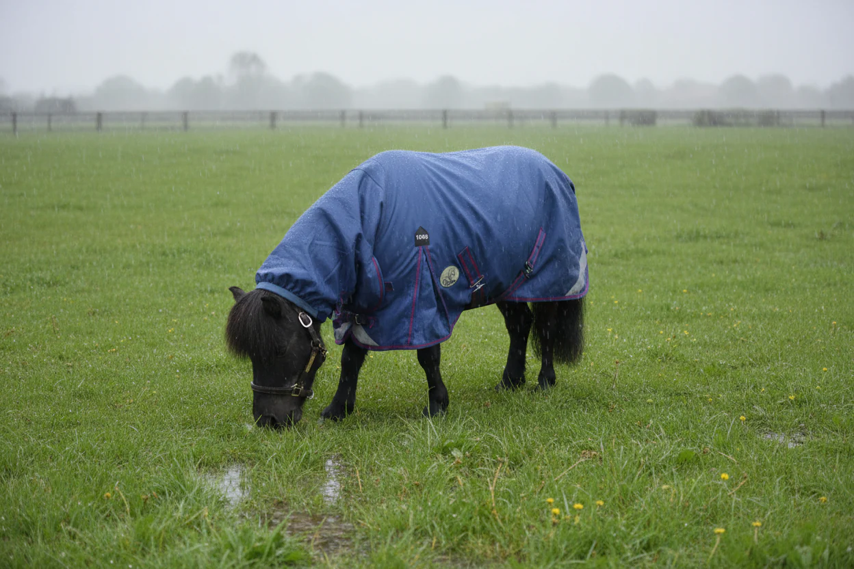 Shetland-Miniature-Donkey-Section A 100g Combo Turnout Rug - Image 3