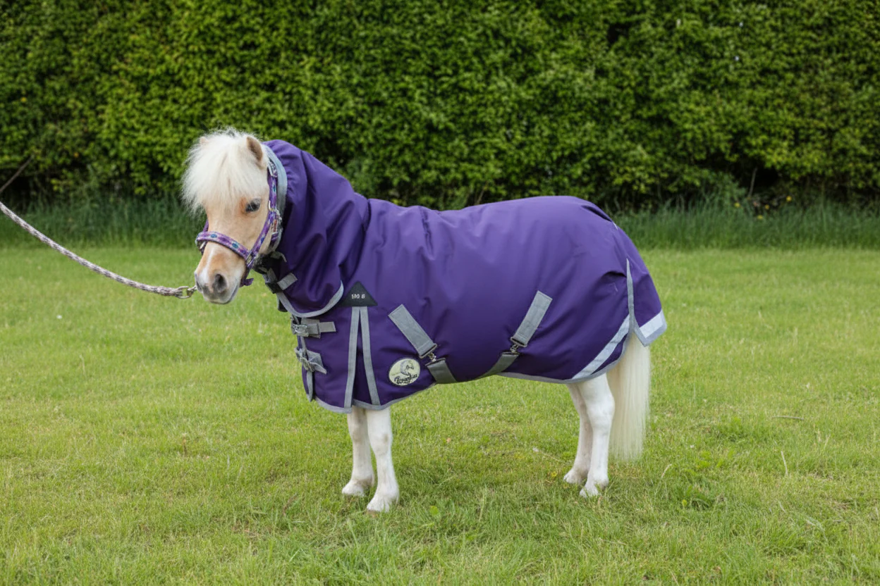 Shetland-Miniature-Donkey-Section A 100g Combo Turnout Rug - Image 5