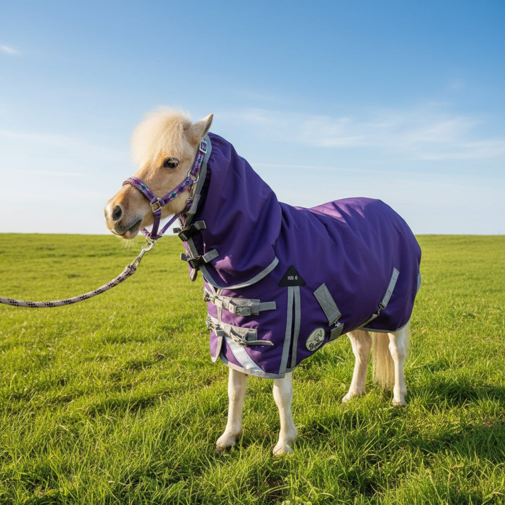Shetland-Miniature-Donkey-Section A 100g Combo Turnout Rug - Image 6
