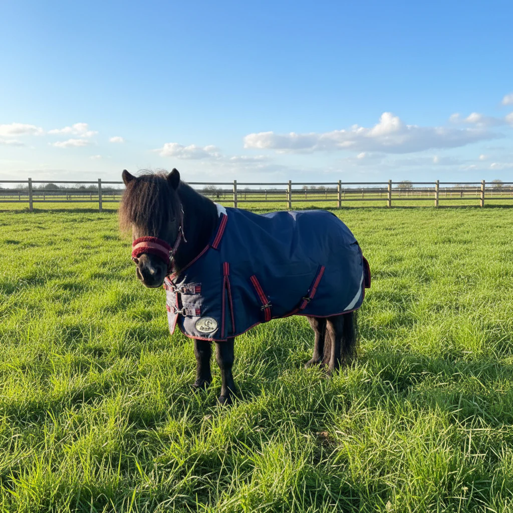 Shetland-Miniature-Donkey-Section A 100g V2 Turnout Rug - Image 3