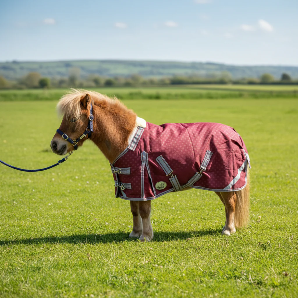Shetland-Miniature-Donkey-Section A 100g V2 Turnout Rug - Image 4