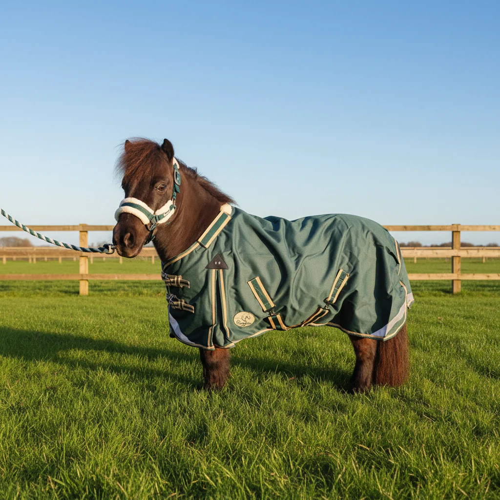 Shetland-Miniature-Donkey-Section A V2 Lightweight No Fill Turnout Rug - Image 8