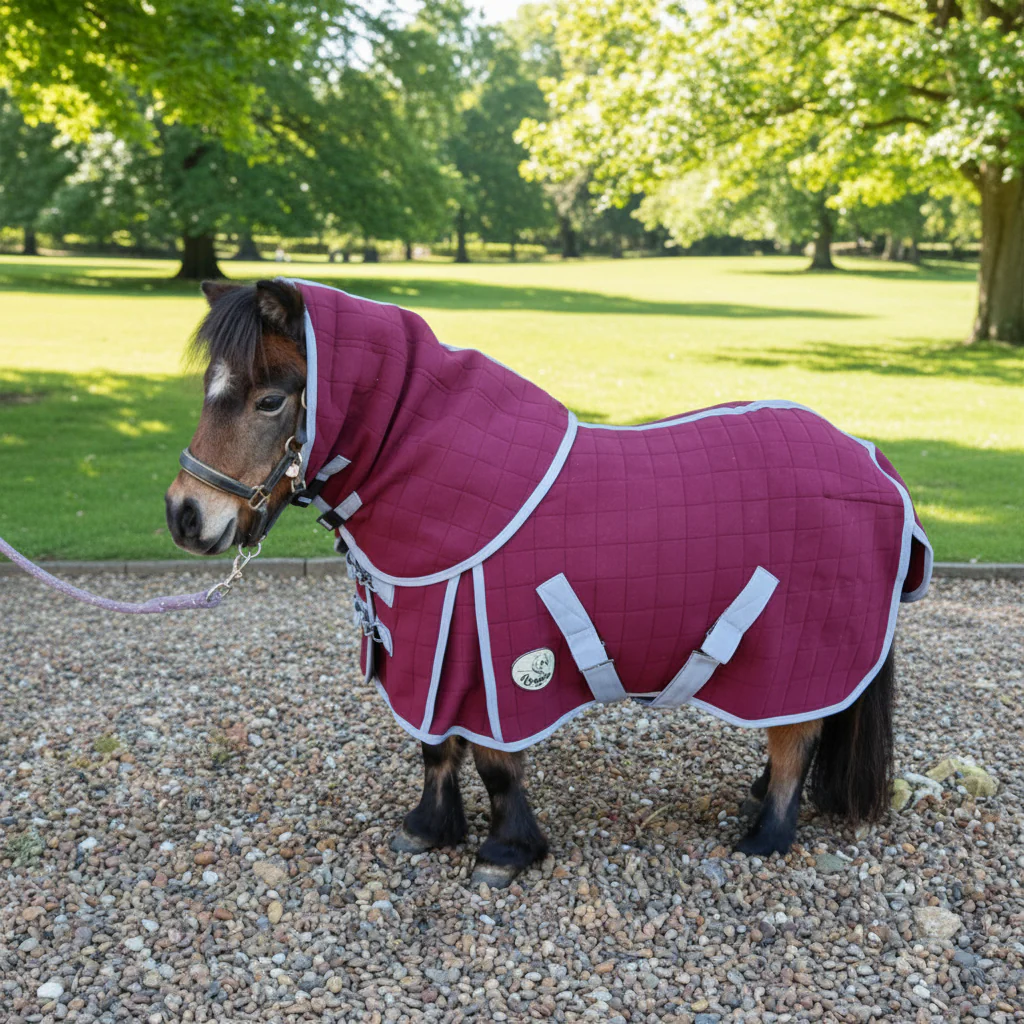 Shetland-Miniature-Donkey Triple Layer Wicking Rug With Detachable Neck - Image 3
