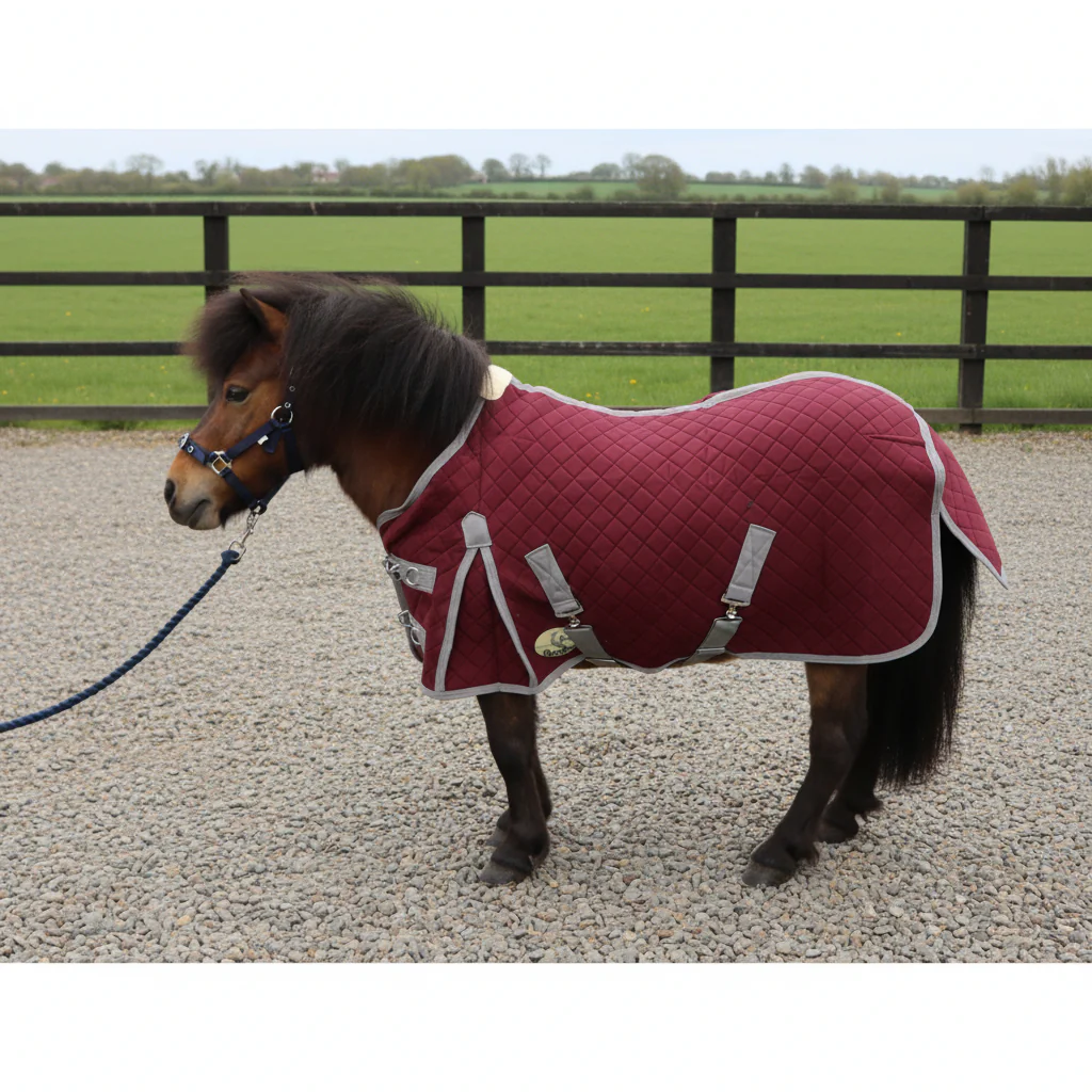 Shetland-Miniature-Donkey Triple Layer Wicking Rug - Image 4