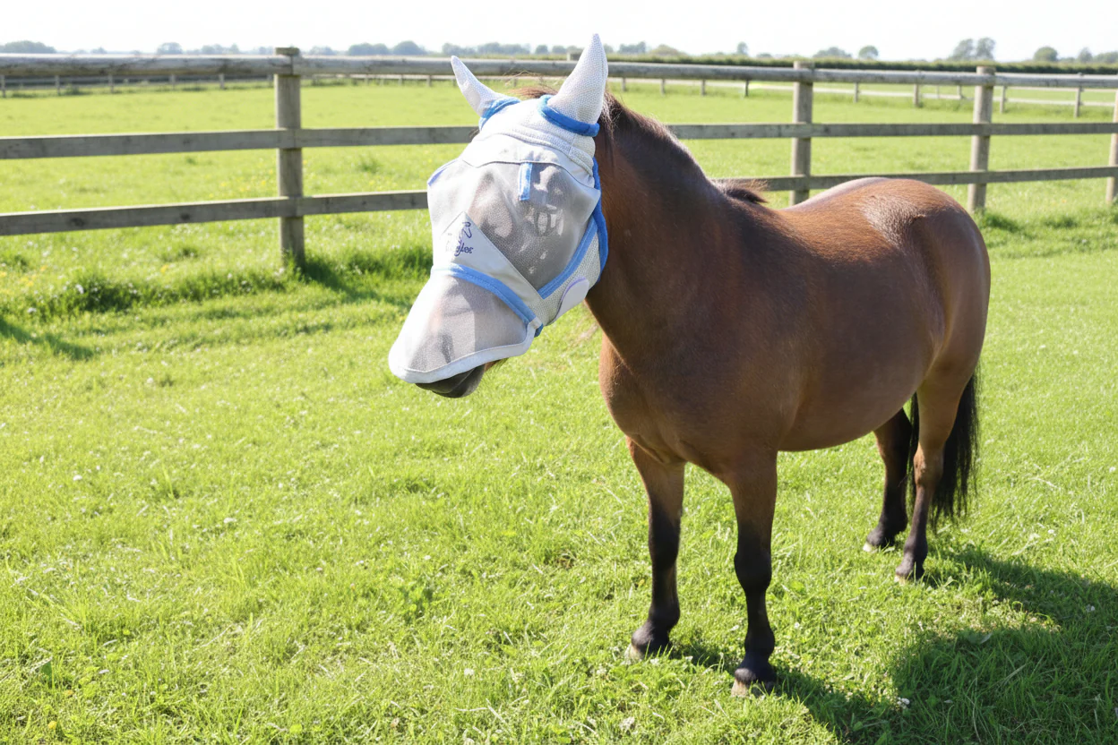 Shetland-Miniature-Section A Fly Mask - Image 2