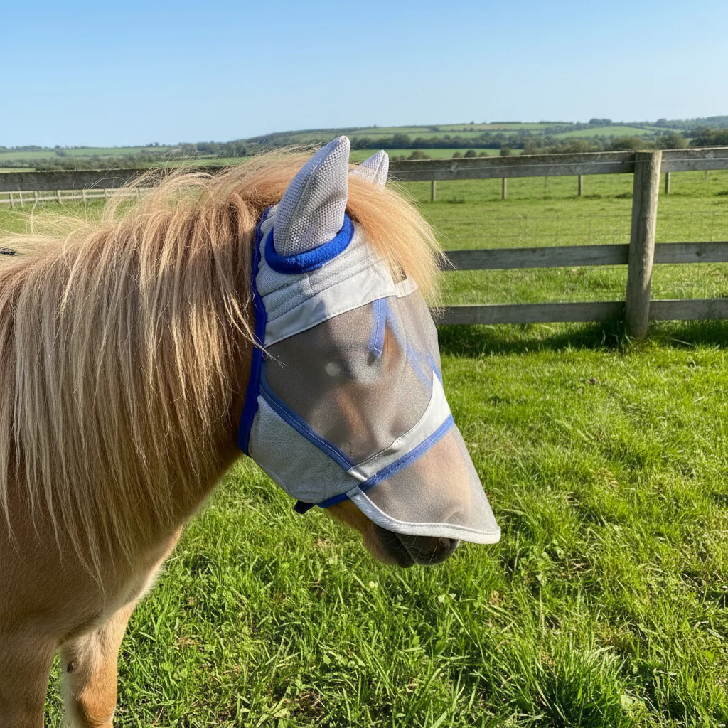 Shetland-Miniature-Section A Fly Mask - Image 8