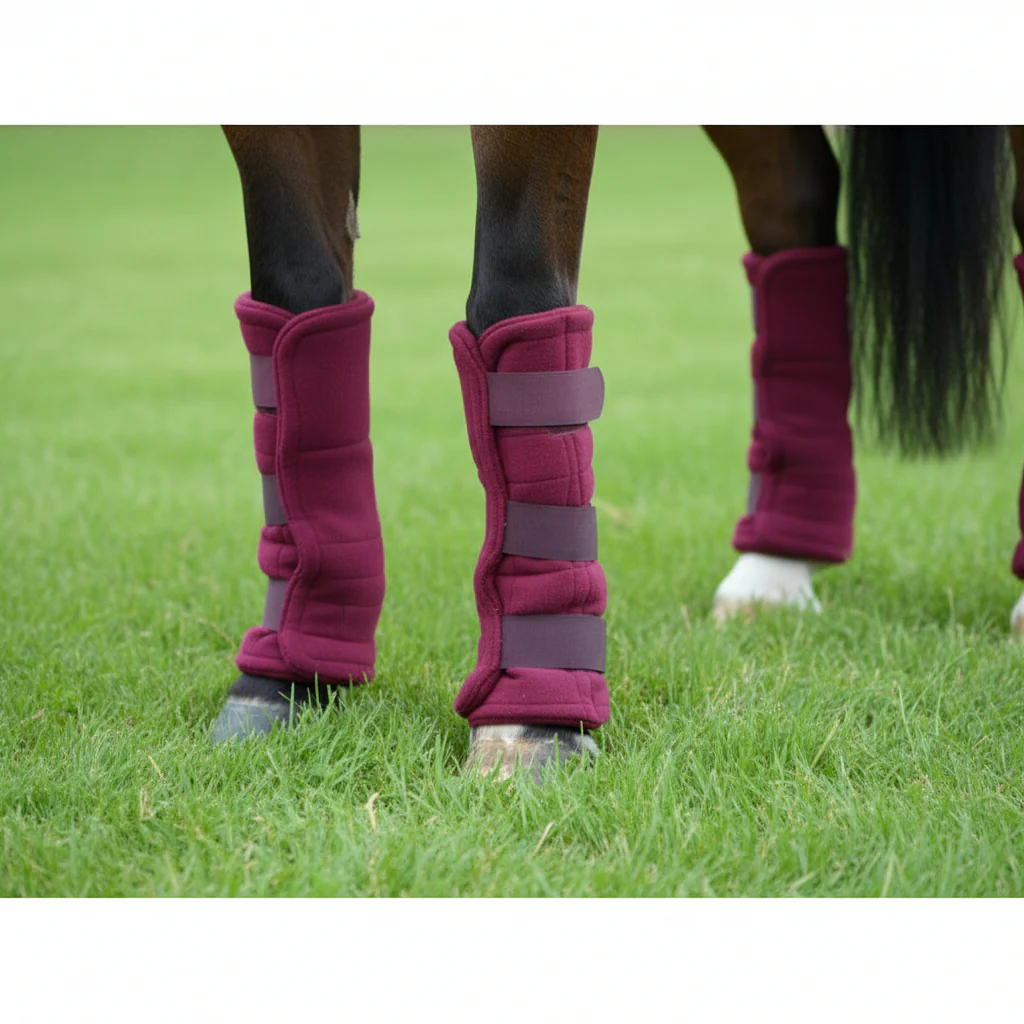 Triple Layer Wicking Leg Wrap Set - Burgundy - Image 3