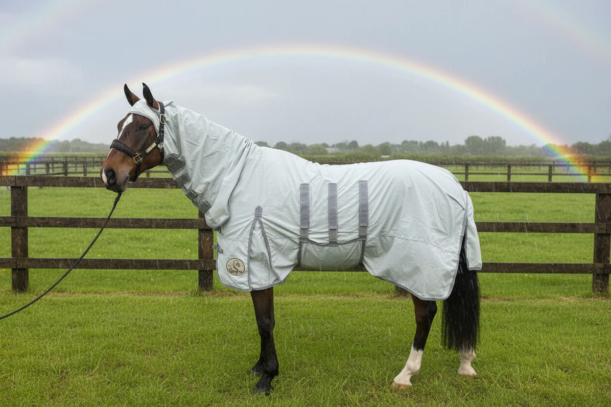 UV Combo Fly Rug With Tail Flap - Water Repellent Version - Image 7