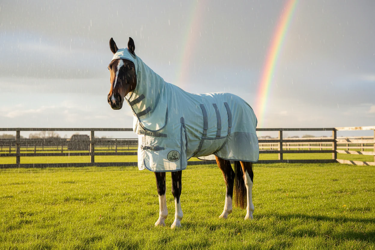 UV Combo Fly Rug With Tail Flap - Water Repellent Version - Image 8